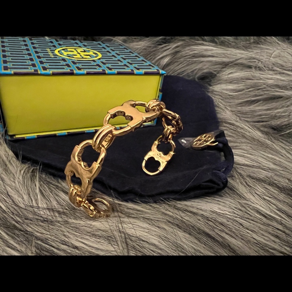 Tory Burch Gold Cuff Bracelet